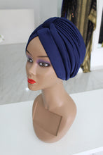 Peju Navy Blue Turban
