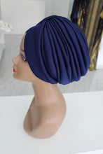 Peju Navy Blue Turban