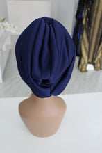 Peju Navy Blue Turban